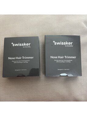Swissklip Nose Hair Trimmer No Batteries Required New Sealed
